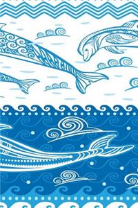 Dolphin Undated Journal for the Ambitiously Non Ambitious Writers, List Makers & Drawers, Write Your Way Through Our Creative Journals, Planners & Notebooks