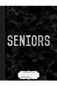 Vintage Seniors Composition Notebook