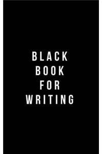 Black Book For Writing