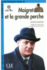 Maigret Et La Grande Perche Book + MP3 CD (Level 2)