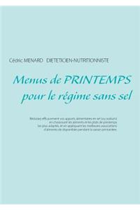 Menus de printemps pour le régime sans sel