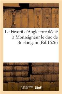 Favorit d'Angleterre dédié à Monseigneur le duc de Buckingam