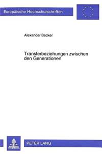 Transferbeziehungen zwischen den Generationen