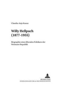 Willy Hellpach (1877-1955)