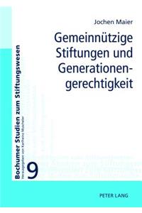 Gemeinnuetzige Stiftungen und Generationengerechtigkeit