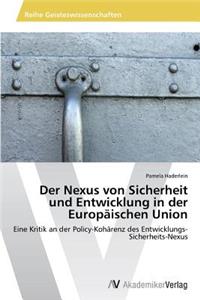 Der Nexus von Sicherheit und Entwicklung in der Europäischen Union