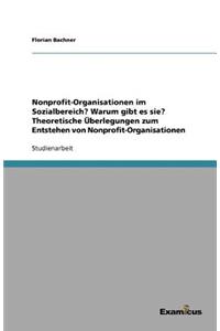 Nonprofit-Organisationen im Sozialbereich? Warum gibt es sie? Theoretische Überlegungen zum Entstehen von Nonprofit-Organisationen