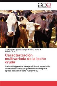 Caracterizacion Multivariada de La Leche Cruda