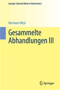 Gesammelte Abhandlungen III