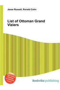 List of Ottoman Grand Viziers