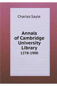 Annals of Cambridge University Library 1278-1900