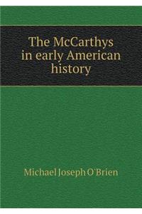 The McCarthys in Early American History