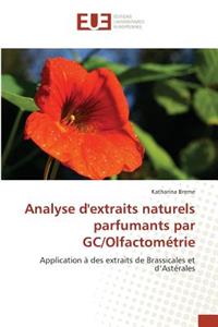 Analyse d'extraits naturels parfumants par gc/olfactométrie
