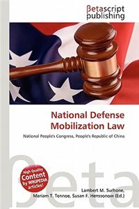 National Defense Mobilization Law