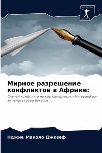 Мирное разрешение конфликтов в Африке