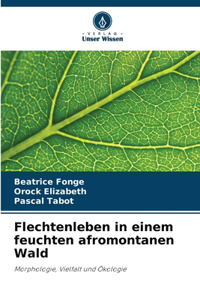 Flechtenleben in einem feuchten afromontanen Wald