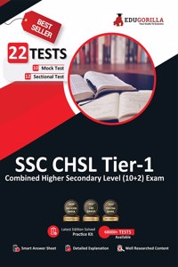SSC CHSL Tier-1 2021 Vol. 1 10 Full-length Mock Tests + 12 Sectional Tests