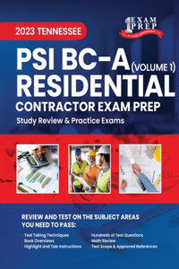 2023 Tennessee PSI BC-A Residential Contractor Exam Prep