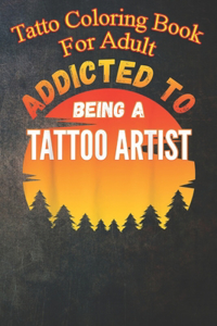 Tatto Coloring Book For Adult