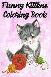 Funny Kittens Coloring Book