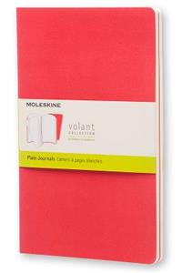 Moleskine Large Volant Geranium Red/scarlet Red Plain Journal