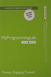 Mylab Programming with Pearson Etext -- Access Card -- For Intro to Java Programming, Comprehensive Version, 10/E