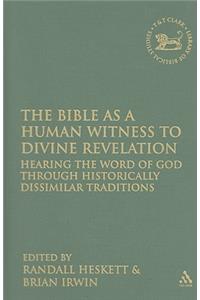 Bible as a Human Witness to Divine Revelation