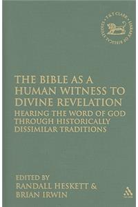 The Bible as a Human Witness to Divine Revelation