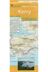 Xploreit Map of County Kerry, Ireland