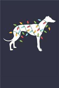 Greyhound Notebook - Christmas Gift for Greyhound Lovers - Greyhound Journal