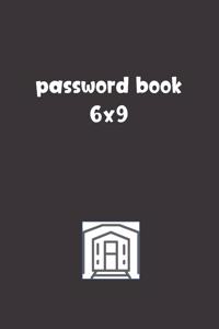 Password Book 6X9
