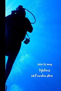 Sea is my lifeline so I scuba dive
