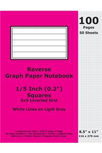 Reverse Graph Paper Notebook