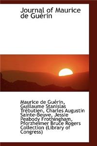 Journal of Maurice de Gu Rin