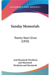 Sunday Memorials