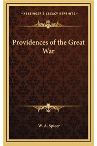 Providences of the Great War