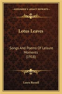 Lotus Leaves