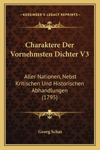 Charaktere Der Vornehmsten Dichter V3