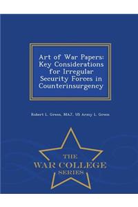 Art of War Papers