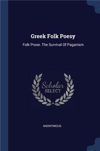 Greek Folk Poesy