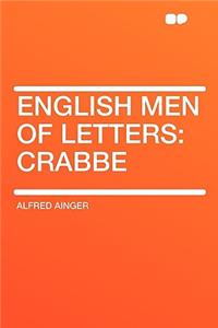 English Men of Letters: Crabbe