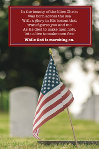 God Is Marching on Bulletin (Pkg 100) Memorial Day