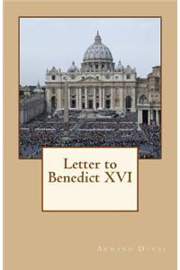 Letter to Benedict XVI