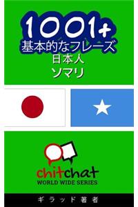 1001+ Basic Phrases Japanese - Somali