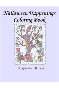 Halloween Happenings Coloring Book