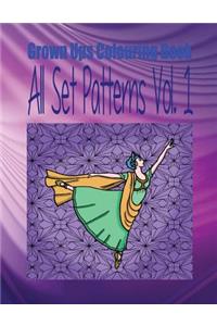 Grown Ups Colouring Book All Set Patterns Vol. 1 Mandalas