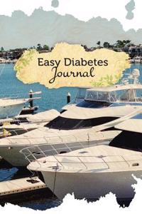 Easy Diabetes Journal: 50 Pages, 5.5 X 8.5 Yacht Lover