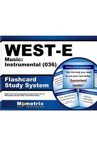 West-E Music: Instrumental (036) Flashcard Study System