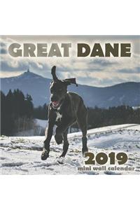 Great Dane 2019 Mini Wall Calendar