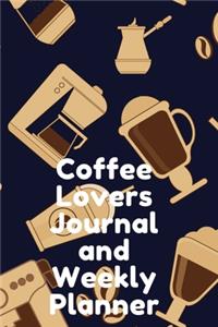Coffee Lovers Journal and Weekly Planner
